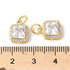 Латунные микро проложить кубического циркония подвески&nbsp;ZIRC-I071-16G