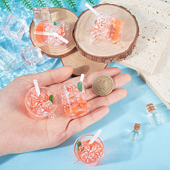 Большие подвески из прозрачной смолы&nbsp;RESI-TAC0019-04E