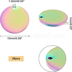 20 шт. подвески из нержавеющей стали 304 с вакуумным покрытием PVD&nbsp;STAS-UN0021-63M