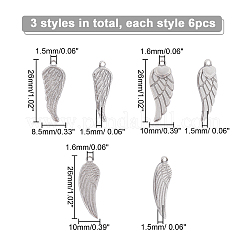 Подвески из нержавеющей стали 304&nbsp;STAS-UN0013-15P