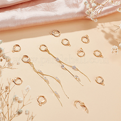 40 шт. латунная фурнитура для сережек-колец&nbsp;KK-UN0002-42