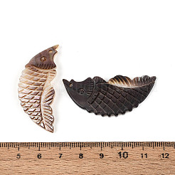 Подвески из натуральной черной ракушки-губы&nbsp;SSHEL-N041-06