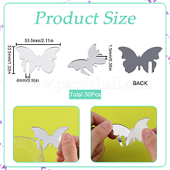 Подвески из акрилового зеркала для бокалов&nbsp;AJEW-SC0002-52