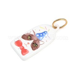 Подвески из нержавеющей стали 304 с эмалью&nbsp;STAS-C169-01E