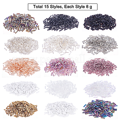 120 г 15 вида стеклянных бусин&nbsp;DIY-PH0005-50