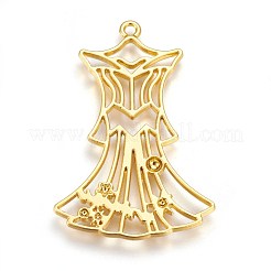 Подвески на лицевой панели из сплава цинка&nbsp;PALLOY-WH0039-06G-D