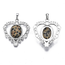 Природные яшмы далматин подвески&nbsp;G-S274-12N