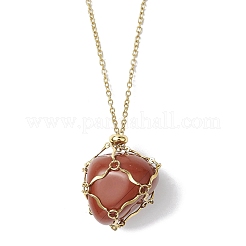 Мешочек для макраме из нержавеющей стали&nbsp;NJEW-JN04824-01