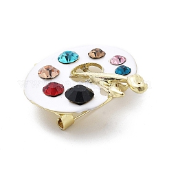 Броши из цветного сплава со стразами&nbsp;JEWB-C037-22G