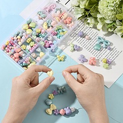 199 шт. непрозрачные акриловые бусины с имитацией жемчуга&nbsp;OACR-YW0003-13