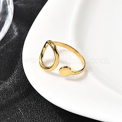 Кольца-манжеты из нержавеющей стали 304 для женщин&nbsp;RJEW-Z110-05G