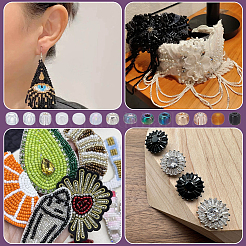 4200шт 14 цвета стеклянный бисер&nbsp;SEED-WR0001-03