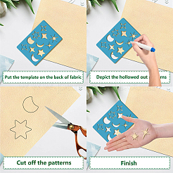 Акриловая серьга ручной работы шаблон&nbsp;DIY-WH0359-031