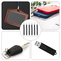 10 шт. пластиковая пружинная веревка для аксессуаров к сумкам для мобильных телефонов&nbsp;FIND-BBC0002-28