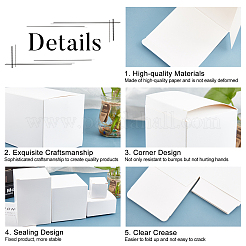 Складная творческая коробка крафт-бумаги&nbsp;LS-CON-WH0062-05B