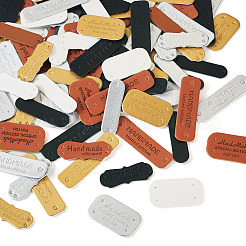 100 шт. 20 стиля этикеток из искусственной кожи&nbsp;PURS-TA0001-02