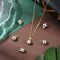 Кулоны с эмалью из латуни&nbsp;KK-SC0007-13