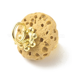 Подвески из натуральной и окрашенной лавы&nbsp;PALLOY-JF01145