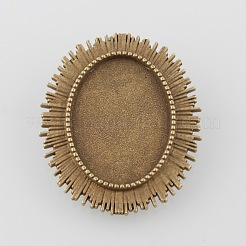 Сплавочная фурнитура для броши&nbsp;PALLOY-O038-22AB-NF