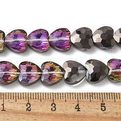 Стеклянные бусины с гальваническим покрытием &nbsp;EGLA-L045-D-HP01