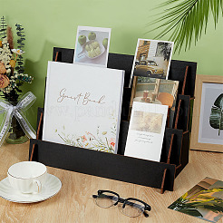 1 комплект двухъярусной собранной деревянной органайзерной стойки-держателя для витрины&nbsp;ODIS-OC0001-92