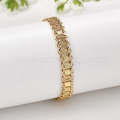 Браслеты-цепочки из нержавеющей стали 304&nbsp;BJEW-P351-01D-G