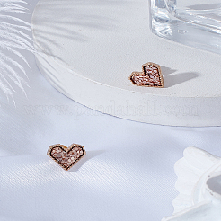 1 пара сережек-гвоздиков из сплава&nbsp;EJEW-LP0008-030