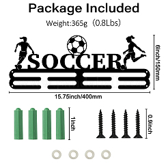 Модная железная вешалка для медалей&nbsp;ODIS-WH0021-087
