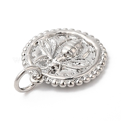 Экологически чистые подвески из латуни с гальваническим покрытием&nbsp;KK-R143-22P