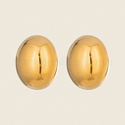 Минималистичные овальные серьги-гвоздики из нержавеющей стали 304&nbsp;UN0221-1