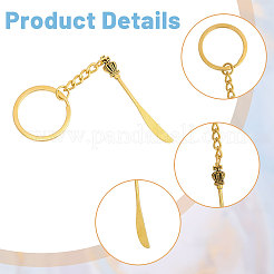 6 шт. 6 стиля сплава вилка/нож keychian&nbsp;KEYC-CA0001-57