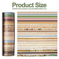 20 рулон бумажной клейкой ленты&nbsp;DIY-TAC0023-42A