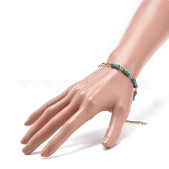 Браслет из натуральной императорской яшмы (окрашенной)&nbsp;BJEW-JB09028