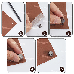 60 шт. 4-цветные сплавные ножки для сумки&nbsp;FIND-BBC0004-66