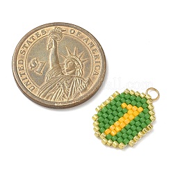 Подвески из бисера номер 1&nbsp;PALLOY-MZ00907-02