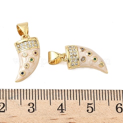 Кулоны с эмалью из латуни с микро паве&nbsp;KK-G536-26G