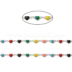 Цепочка в форме сердца из нержавеющей стали 304&nbsp;CHS-H010-01P-01