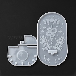 Diy колдовство настенный подсвечник дисплей силиконовые Молды&nbsp;LS-DIY-G086-11A