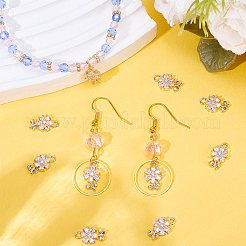 10шт латунные микропаве прозрачные кубические циркониевые подвески&nbsp;KK-BBC0015-67