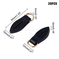 Съемник молнии из кожи&nbsp;LS-FIND-WH0051-85