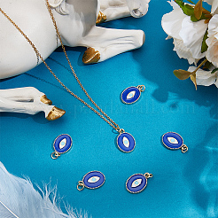 Кулоны с эмалью из латуни&nbsp;KK-BBC0017-65