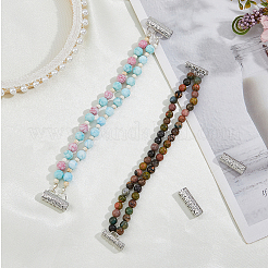 6 шт. 3-х стилевые разъемы-адаптеры для часового ремешка из сплава&nbsp;FIND-DC0006-84P