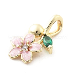 Латунные микро проложить кубического циркония подвески&nbsp;LS-KK-Q029-03G