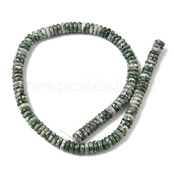 Натуральные зеленые пятна яшмовых нитей&nbsp;G-G329-A01-3x8mm