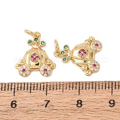 Латунные микро проложить кубического циркония подвески&nbsp;KK-D019-24G