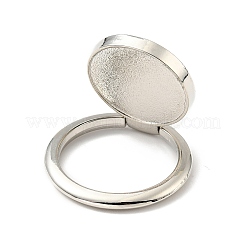 Плоская круглая подставка для мобильного телефона из сплава&nbsp;LS-AJEW-E046-01P