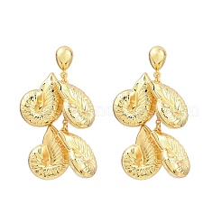 Серьги-гвоздики из нержавеющей стали 304&nbsp;EJEW-P325-05G-G