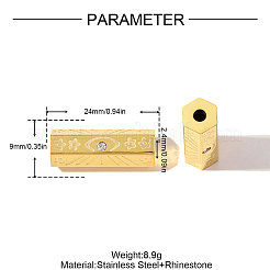 Бусины из нержавеющей стали 304&nbsp;STAS-OY010-87G