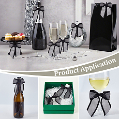 Бант из упаковочной ленты из полиэстера&nbsp;AJEW-WH0348-905