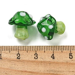 Ручной работы ухабистым Шарики Lampwork&nbsp;X-LAMP-S067-01D